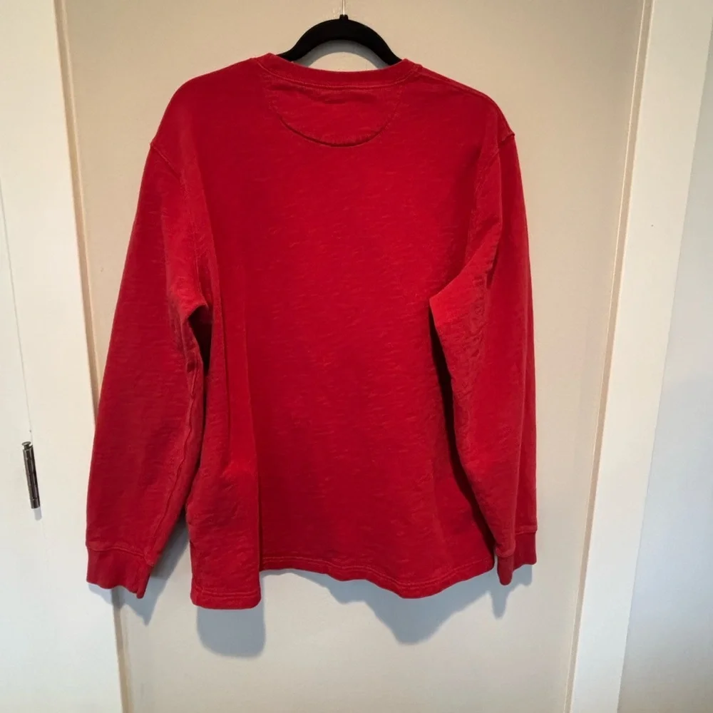 J. Crew Vibrant Red Knit Top L - Picture 2 of 4